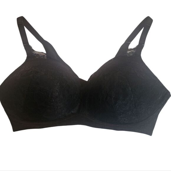 Torrid Curves Dream Wire Free Black Push Up Bra, Plus Size 38DDD NEW W/O TAG - Picture 3 of 8